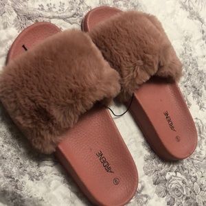 Mauve fuzzy slides
